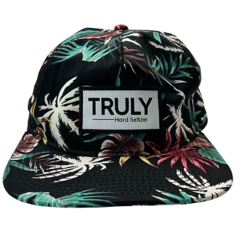 Truly Hard Seltzer‎ Otto Hawaiian Floral Snapback Cap Adjustable Summer Hat